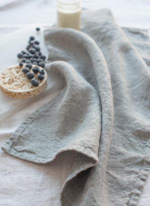 Linen Tea Towel Grey