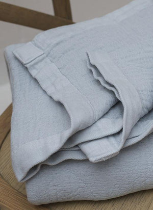 Cotton Throw Mineral Blue