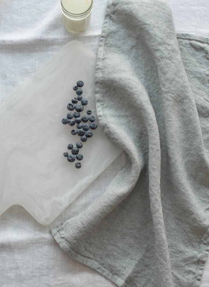 Linen Tea Towel Grey