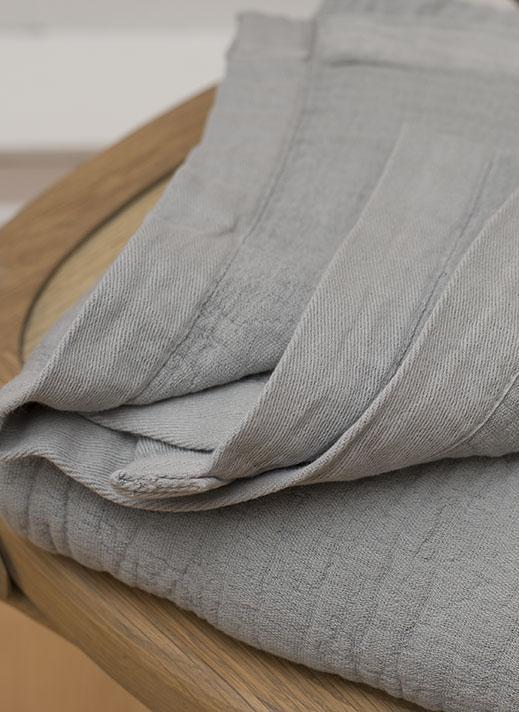 Cotton Baby Blanket Grey