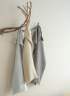 Linen Tea Towel Midnight Grey