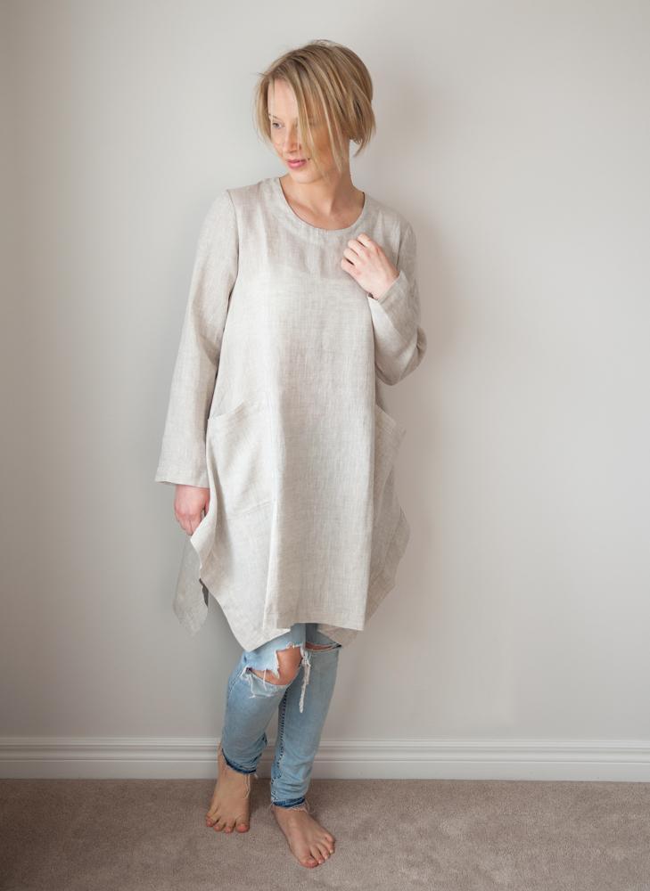 Madelyn Tunic with Long Sleeves Natural