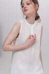 Juliette Sleeveless Tunic White