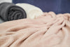 Wool Throw Dusty Pink