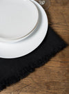 Linen Napkin Black