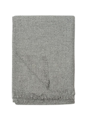 Baby Alpaca Throw in Grey