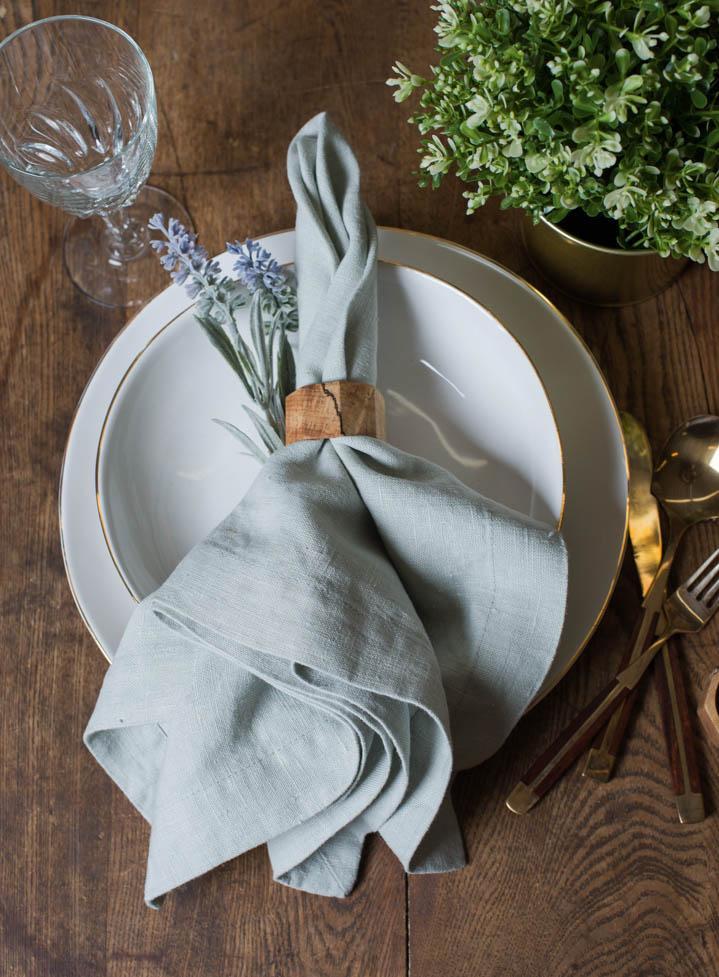 Linen Sage Tint Napkins