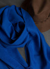 Linen Scarf Royal Blue