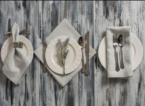 Linen Napkin Pearl Grey
