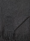 Alpaca Wool Charcoal Throw