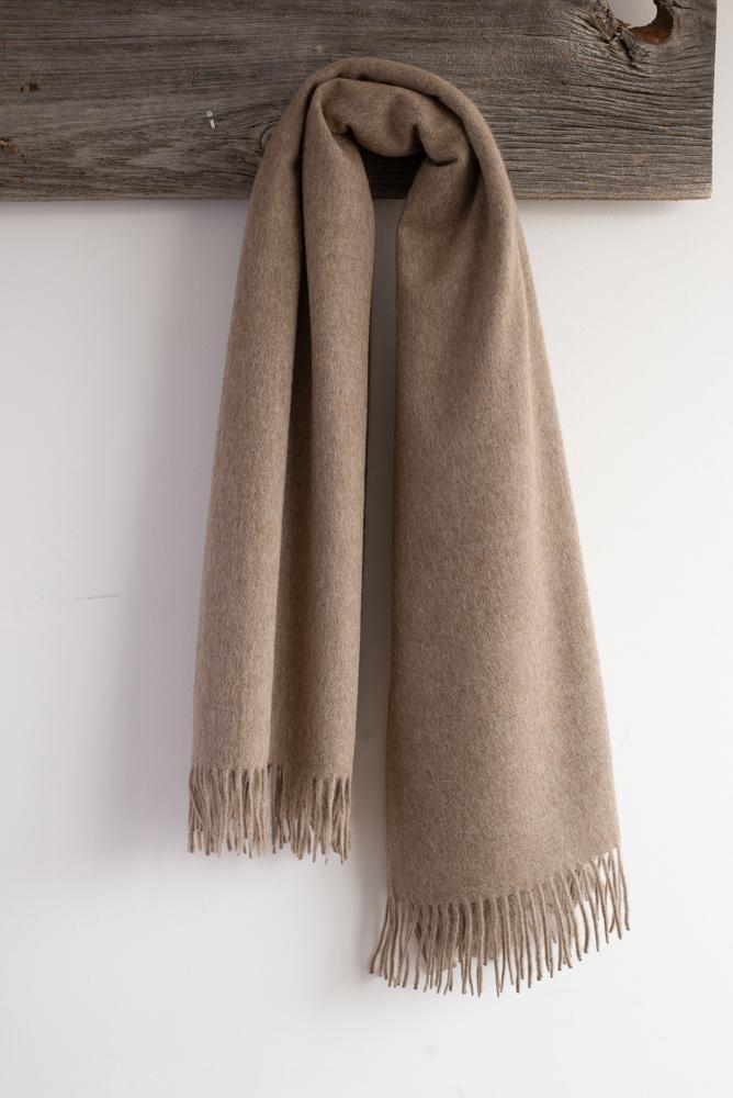 Alpaca & Wool Throw Sand