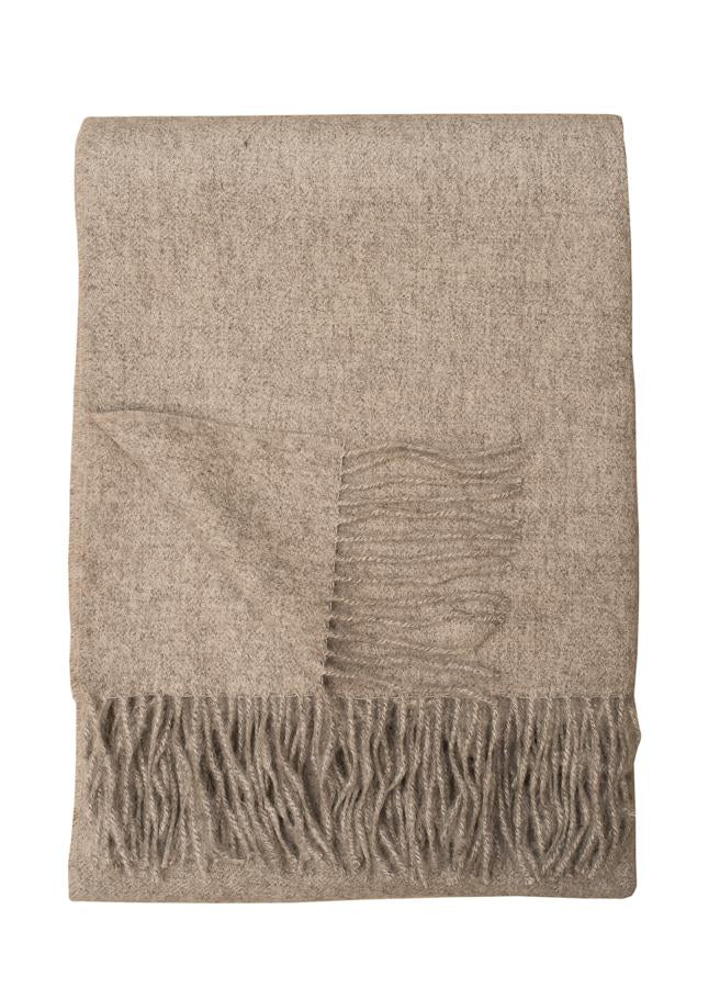 Baby Alpaca Eco Throw Cloud Grey Melange