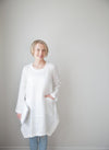 Madelyn Tunic with Long Sleeves White