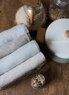 Linen Sage Tint Tea Towels Set of 2