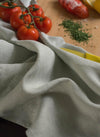 Linen Sage Tint Tea Towels Set of 2