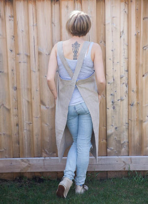 Japanese Apron Beige
