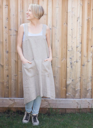 Japanese Apron Beige