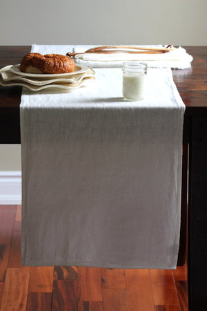 Linen Runner White