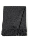 Alpaca & Wool Throw Charcoal