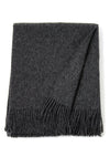 Alpaca & Wool Throw Charcoal
