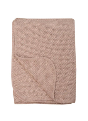 Wool Throw Dusty Pink