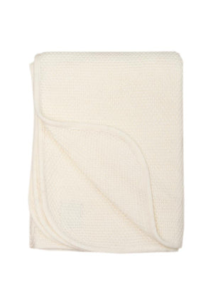 Wool Throw Ivory