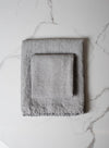Linen Washcloth Grey