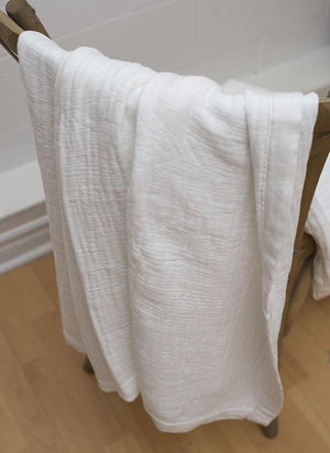 Cotton Throw White