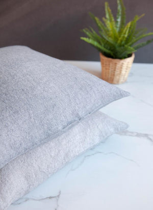 Linen Pillow Cover Grey