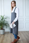 Japanese Apron Grey