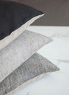 Pillow Cover Graphite and Natural