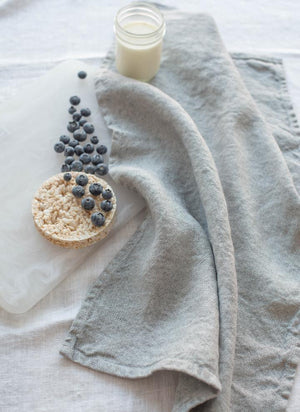 Linen Tea Towel Grey