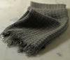 Linen Guest Towels Midnight Grey