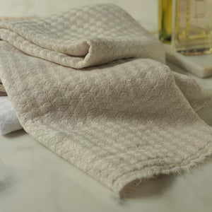 Linen Guest Towels Silver Grey