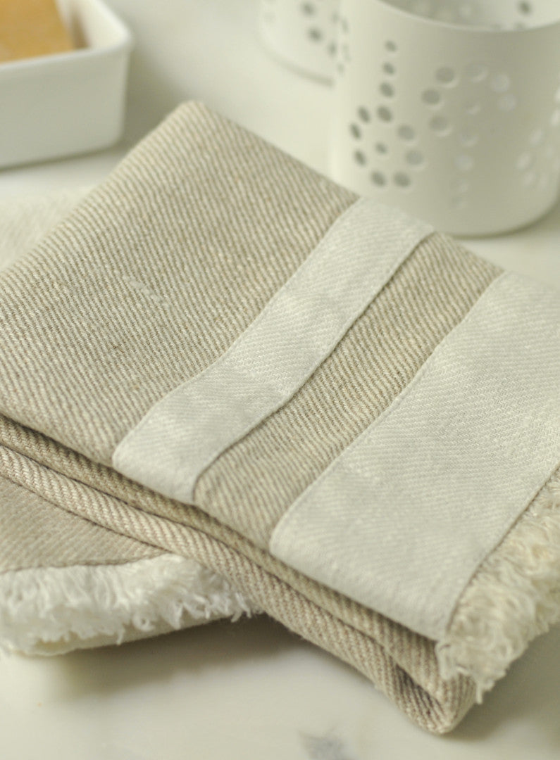 Thin Stripe Linen Hand Towel – McGee & Co.