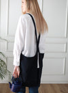 Pinafore Japanese style apron navy