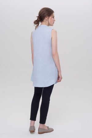 Juliette Sleeveless Top Blue