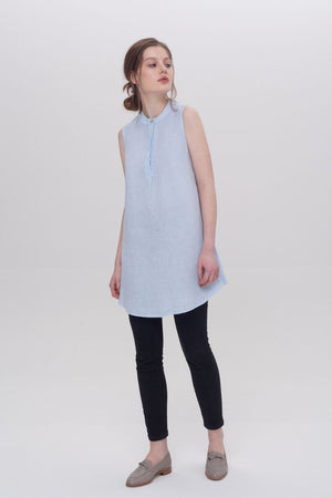 Juliette Sleeveless Top Blue