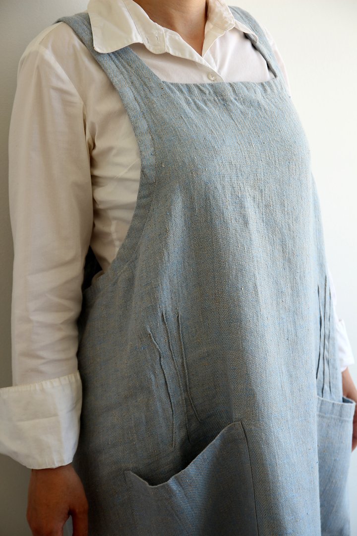 Apron Blue/Natural