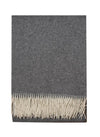 Cashmere Throw Charcoal Solid
