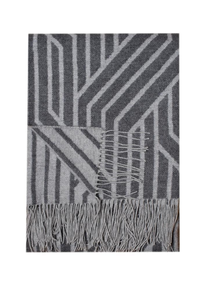 Cashmere Throw Grey/Charcoal