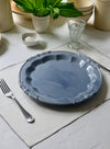 Linen Placemats Off-white with silver